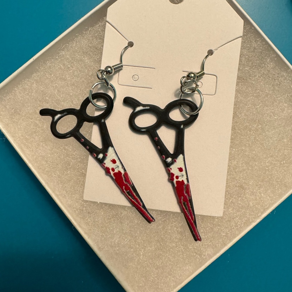 Halloween styled earrings!